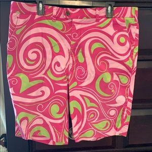 Loudmouth candy swirl golf shorts